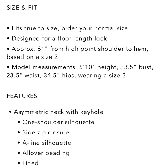 Aidan Mattox by Adrianna Papell. One-Shoulder black Evening Gown retails for$495 - Picture 9 of 10